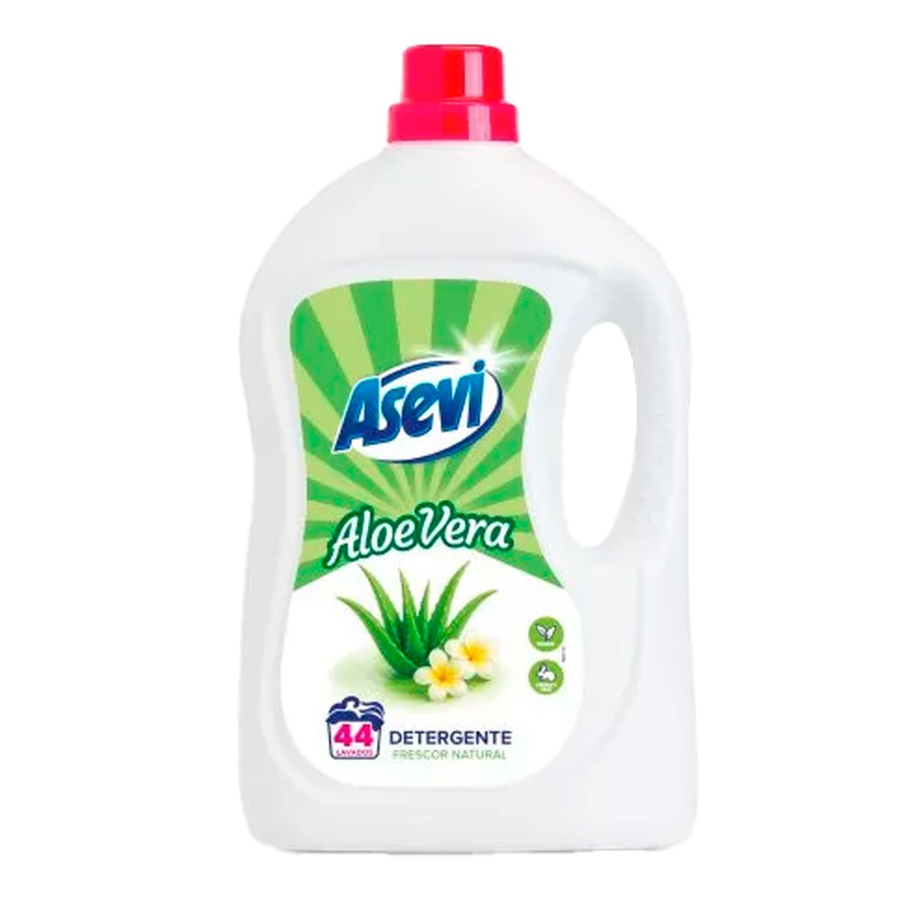 58431 ASEVI DETERGENTE LIQUIDO ALOE VERA 40+4 DOSI