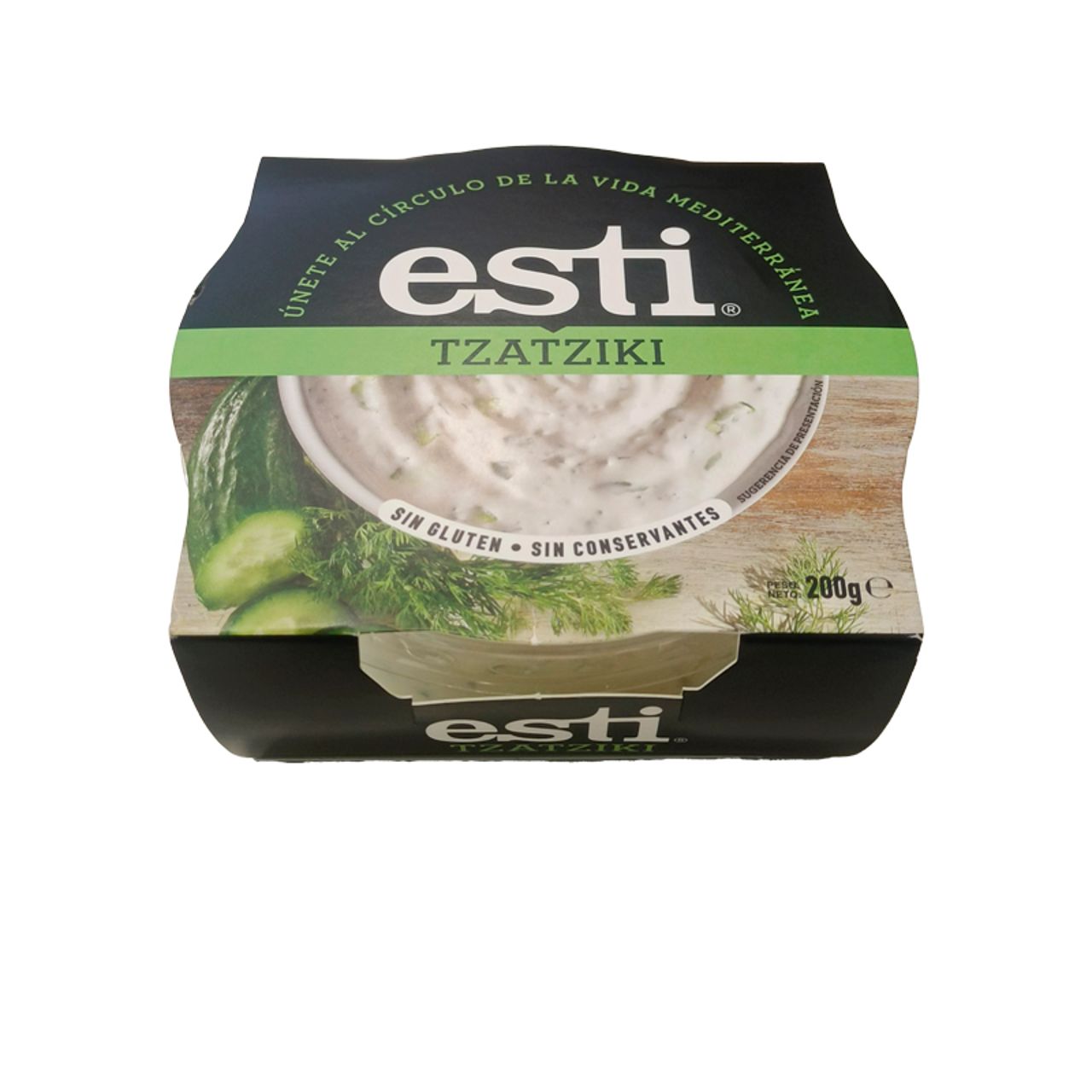 39635 ESTI HUMMUS TZATZIKI 200GR