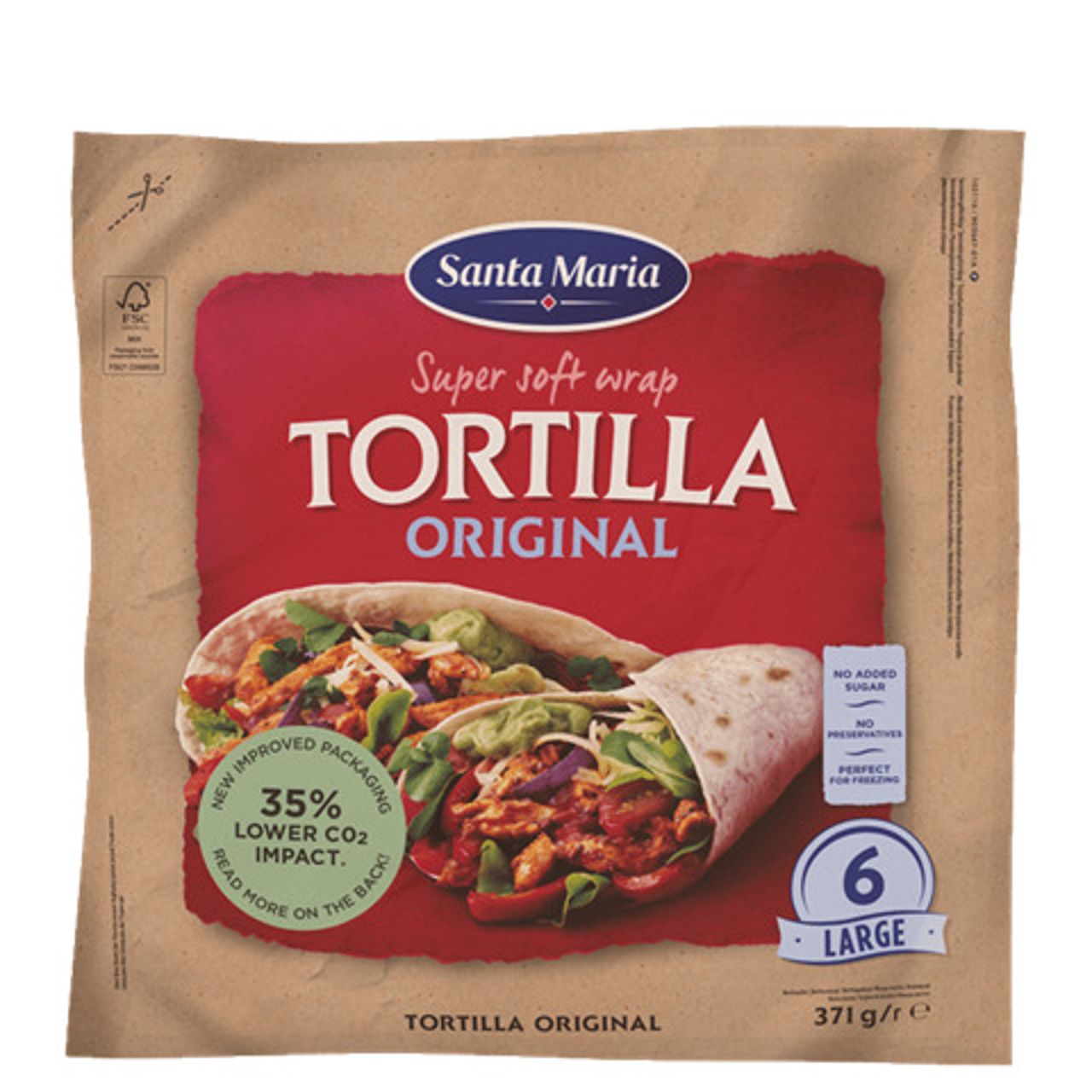 16556 SANTA MARIA TORTILLA WRAP ORIGINALÇ