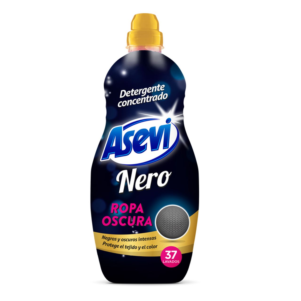 555626 ASEVI DETERGENTE LIQUIDO NERO 1.5L 37LAV