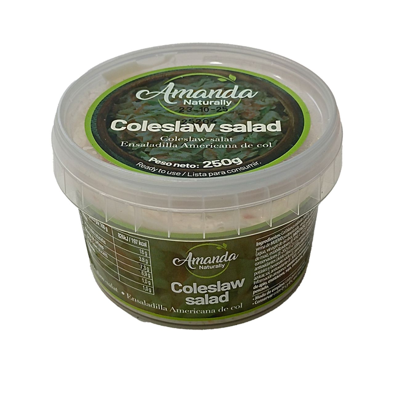 39278 AMANDA ENSALADA COLESLAW 250GR