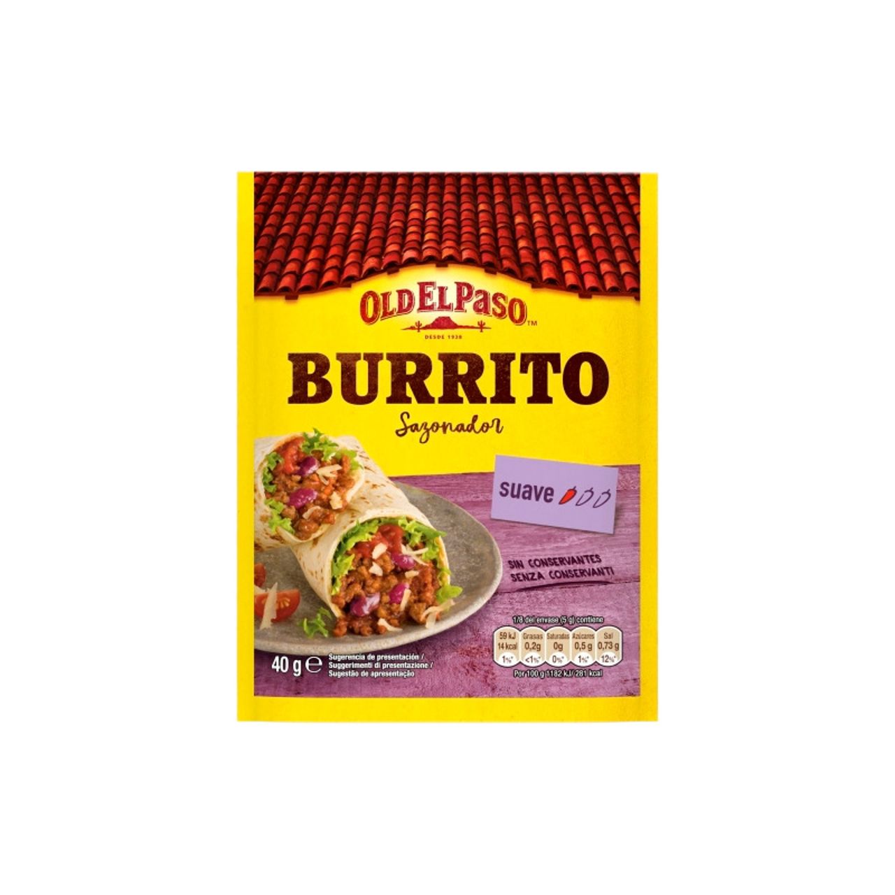 18561 OLD EL PASO SAZONADOR BURRITO