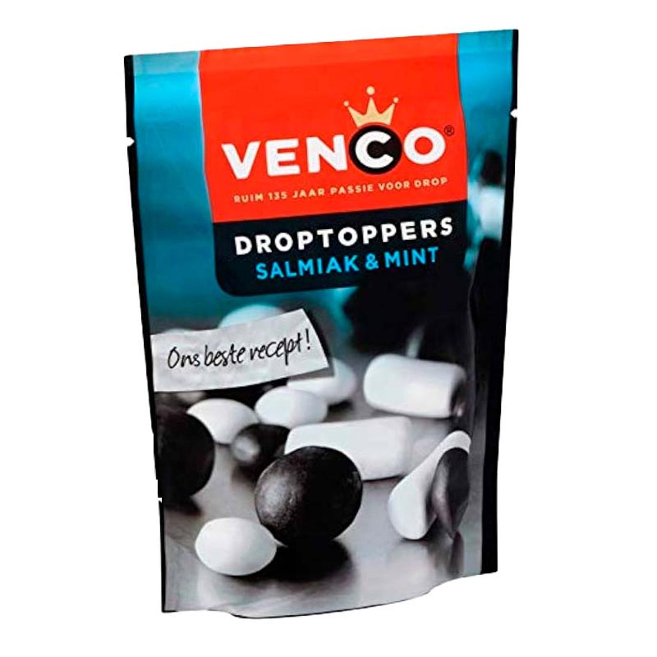 33197 VENCO DROPTOPPERS SALMIAK & MINT 215GR