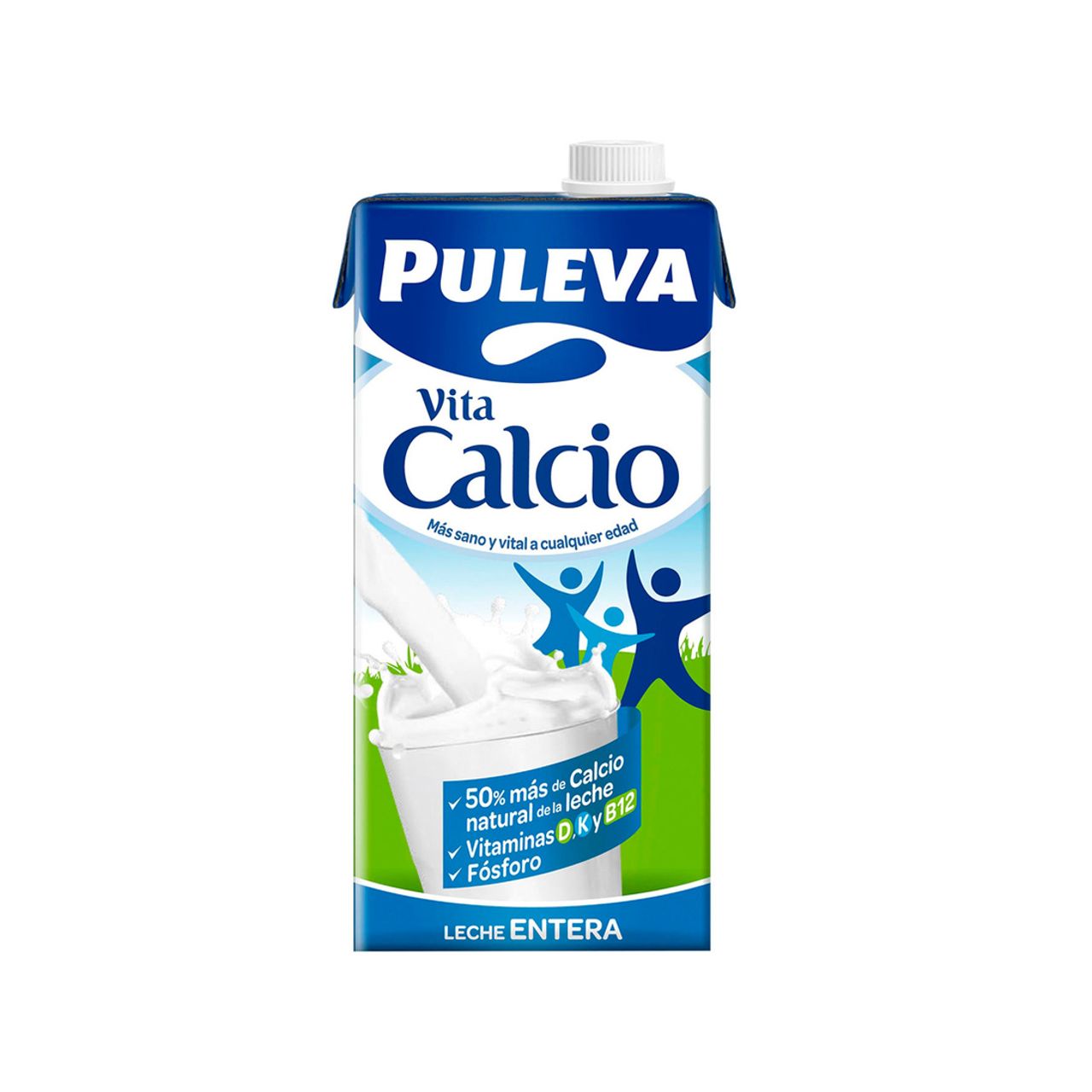 PULEVA LECHE ENTERA VITA CALCIO 1L
