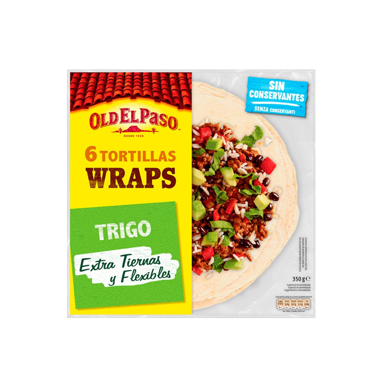 7413 OLD EL PASO WRAPS 6 UDS